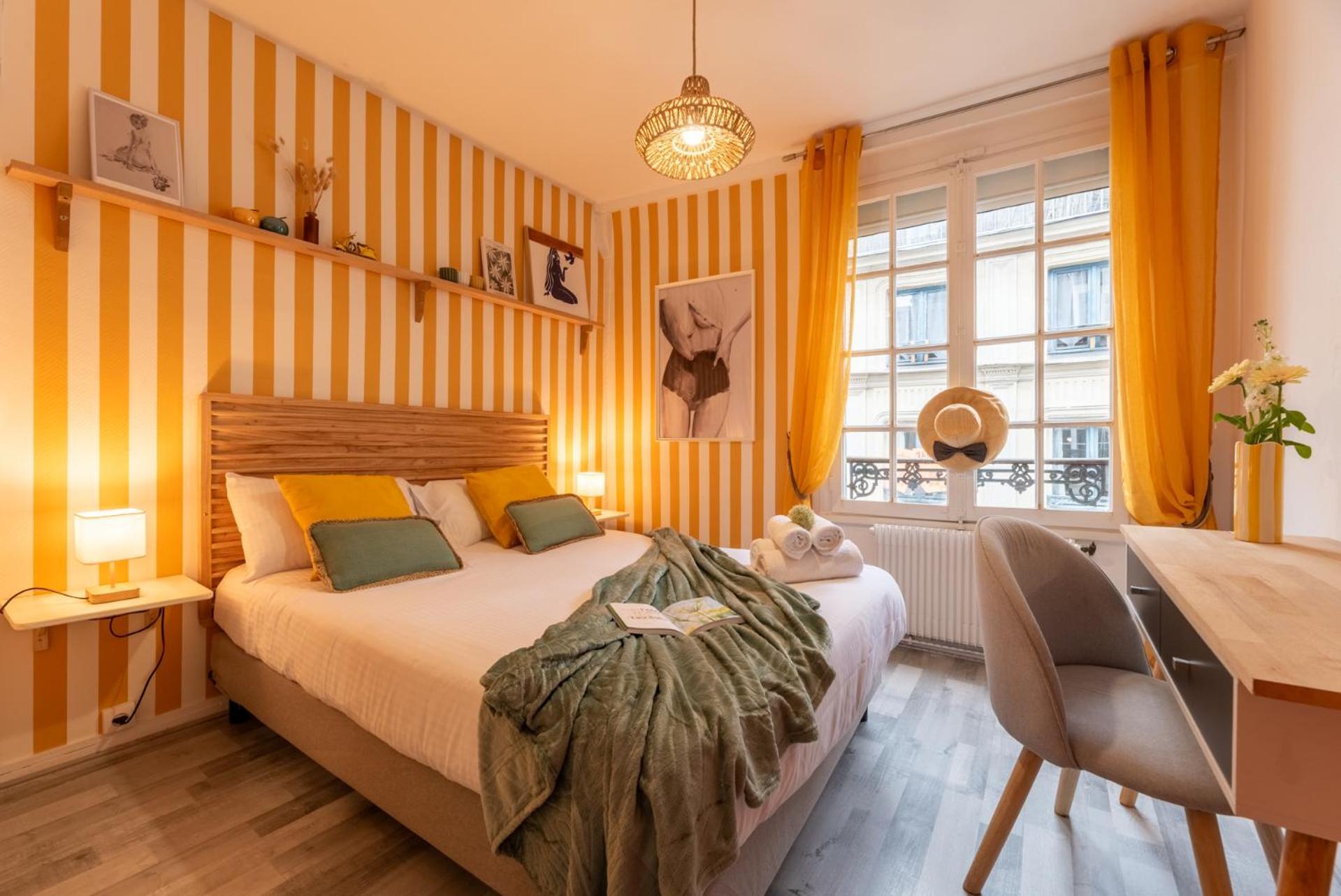 Olympe By Kleidos, Appartement 4P, Rue Calme, Centre Historique, Proche Gare Rouen Bagian luar foto